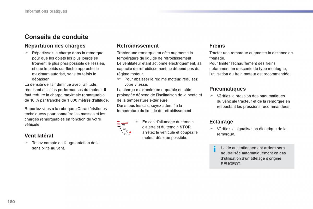 Peugeot 2008 manuel du proprietaire / page 182