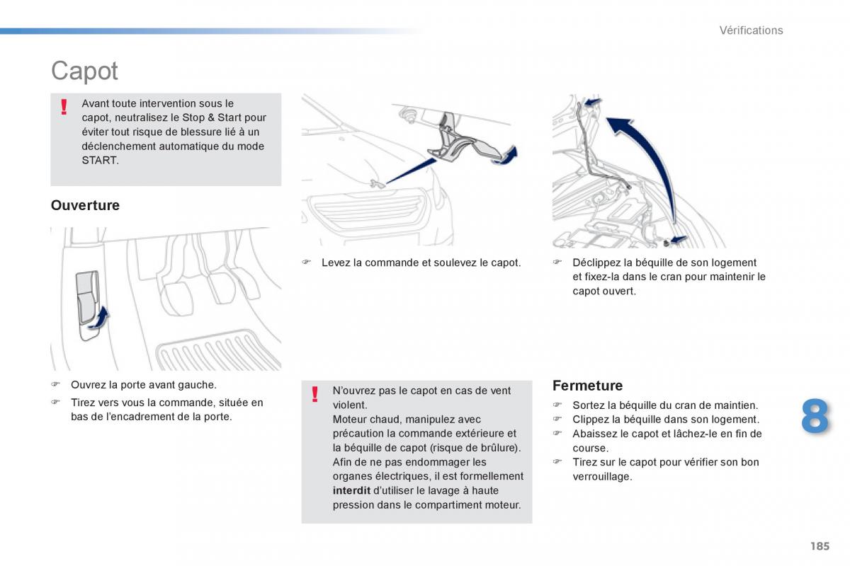 Peugeot 2008 manuel du proprietaire / page 187