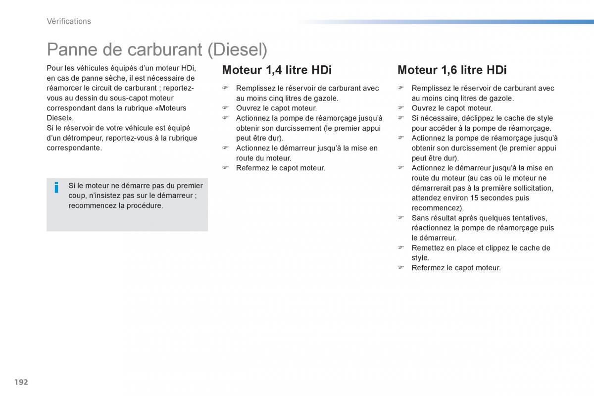 Peugeot 2008 manuel du proprietaire / page 194