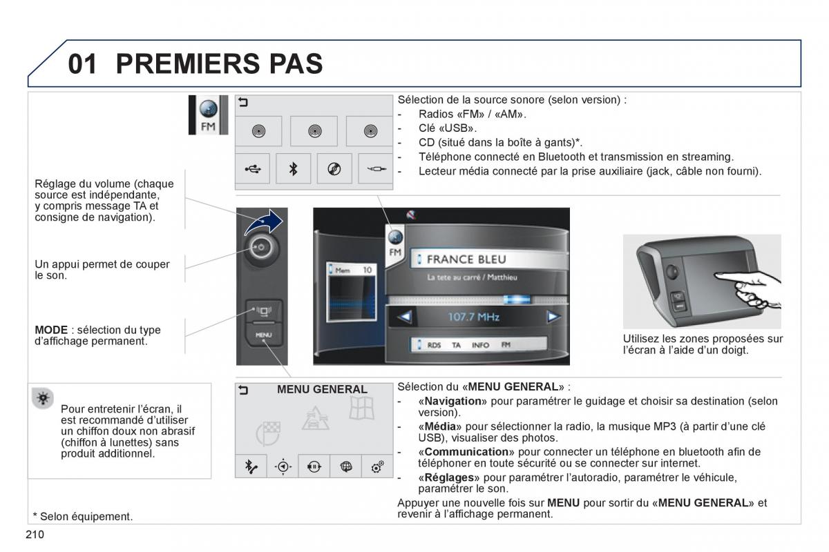 Peugeot 2008 manuel du proprietaire / page 212