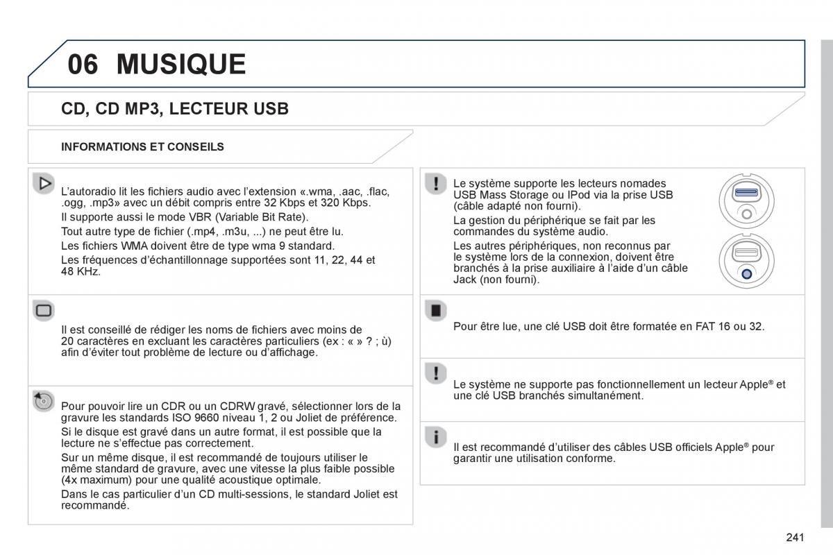 Peugeot 2008 manuel du proprietaire / page 243