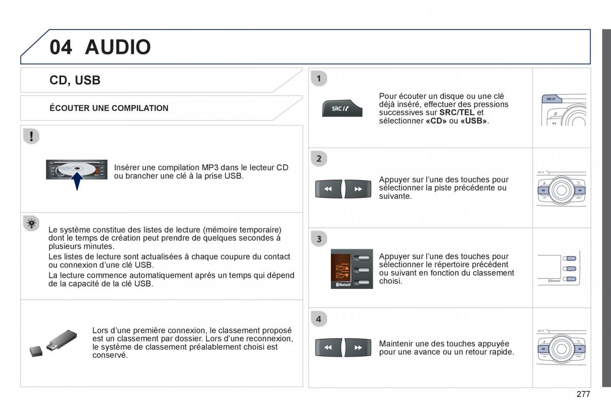 Peugeot 2008 manuel du proprietaire / page 279