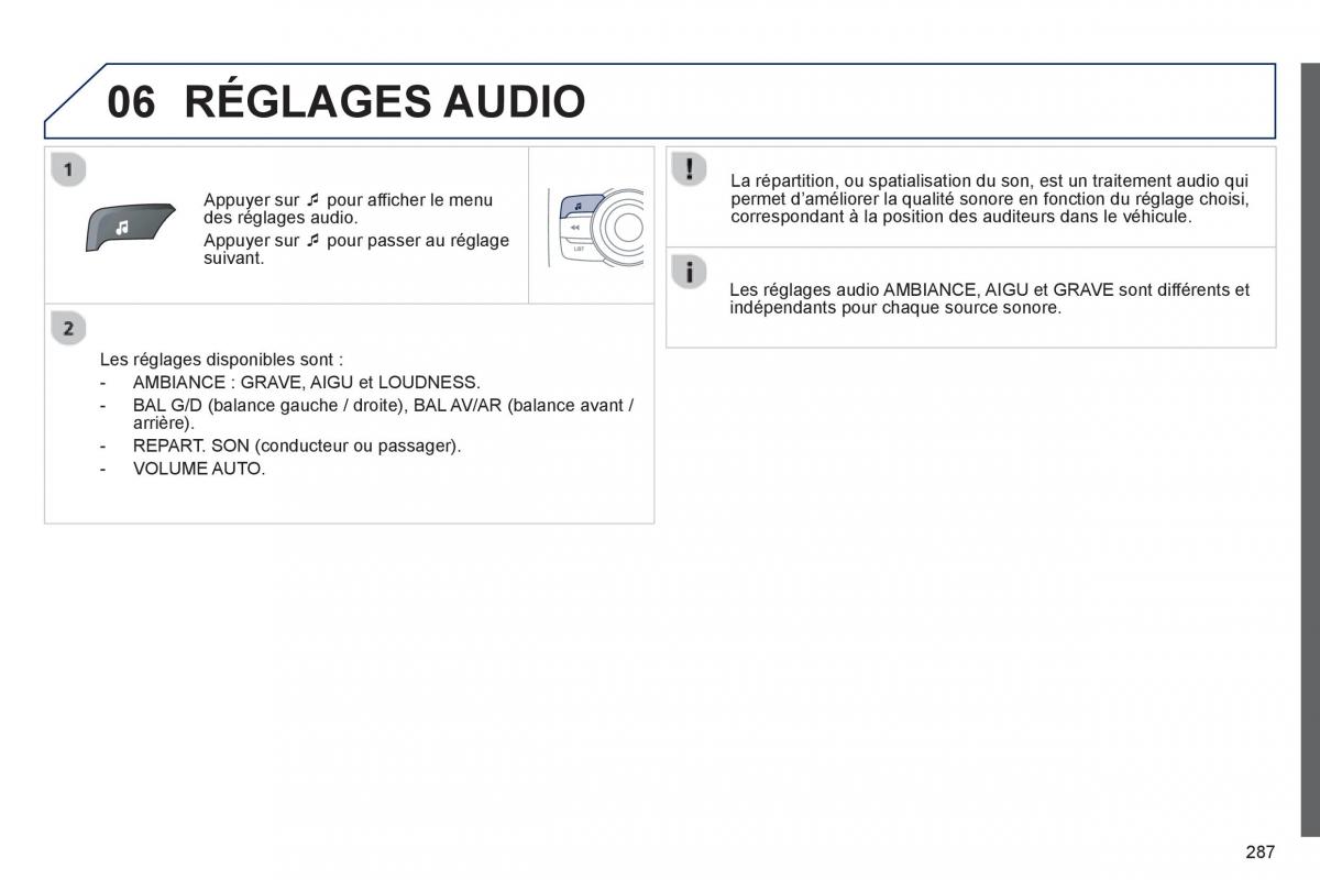 Peugeot 2008 manuel du proprietaire / page 289