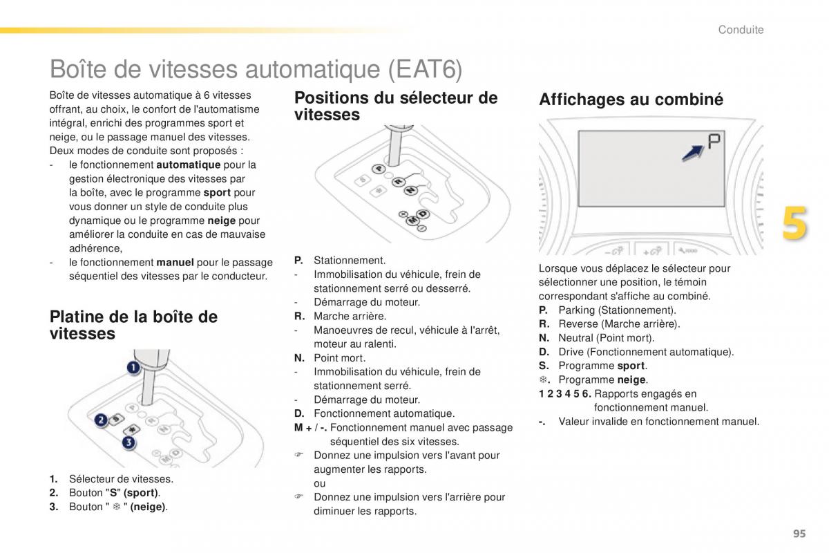 Peugeot 2008 FL manuel du proprietaire / page 97