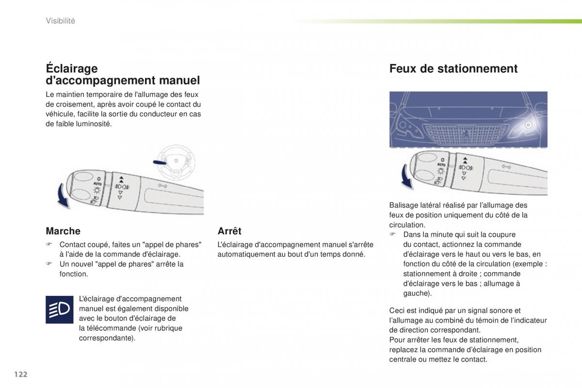 Peugeot 2008 FL manuel du proprietaire / page 124