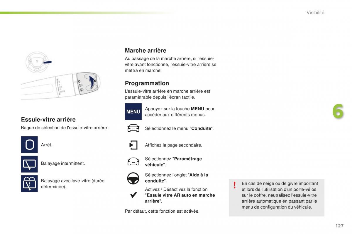 Peugeot 2008 FL manuel du proprietaire / page 129