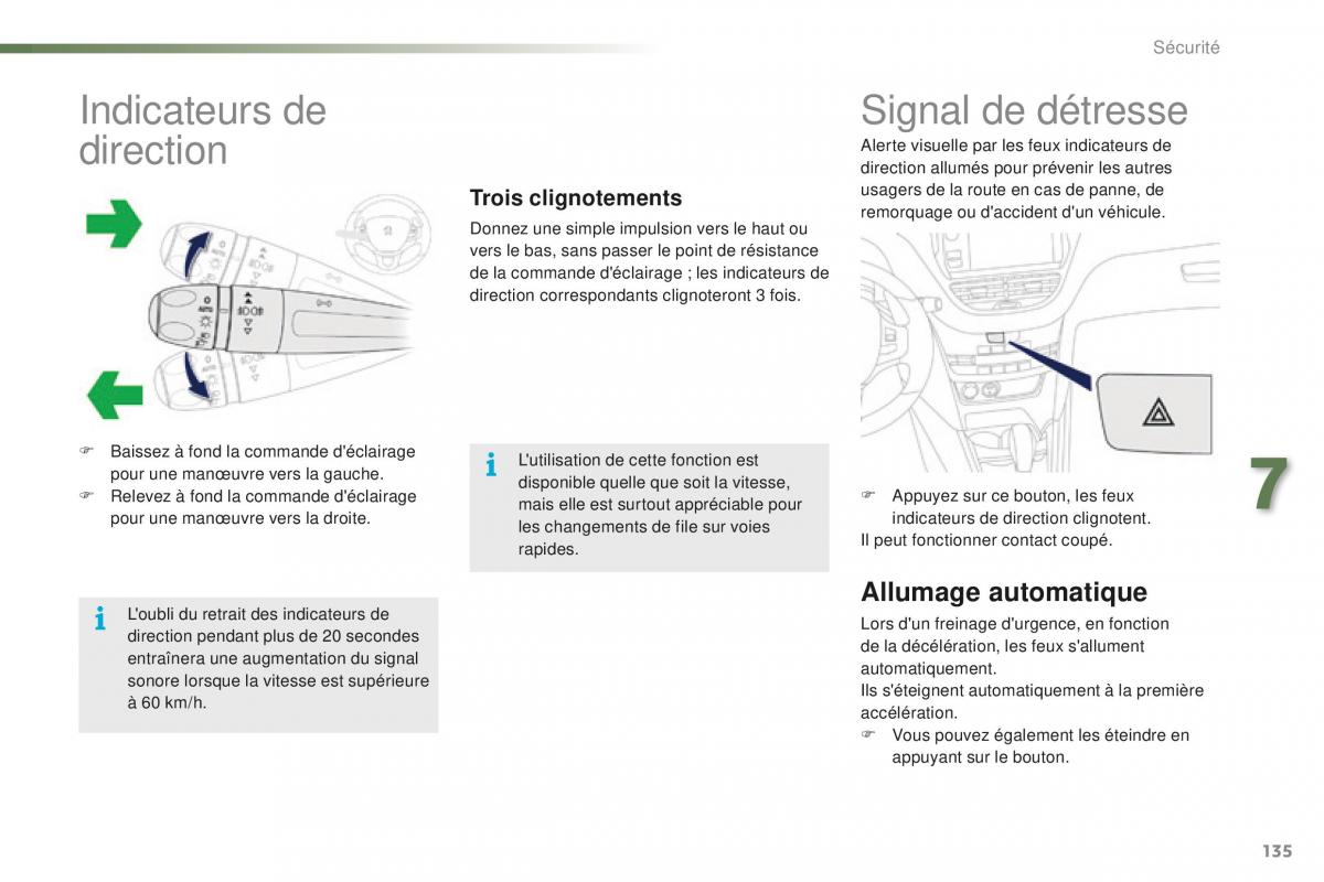 Peugeot 2008 FL manuel du proprietaire / page 137