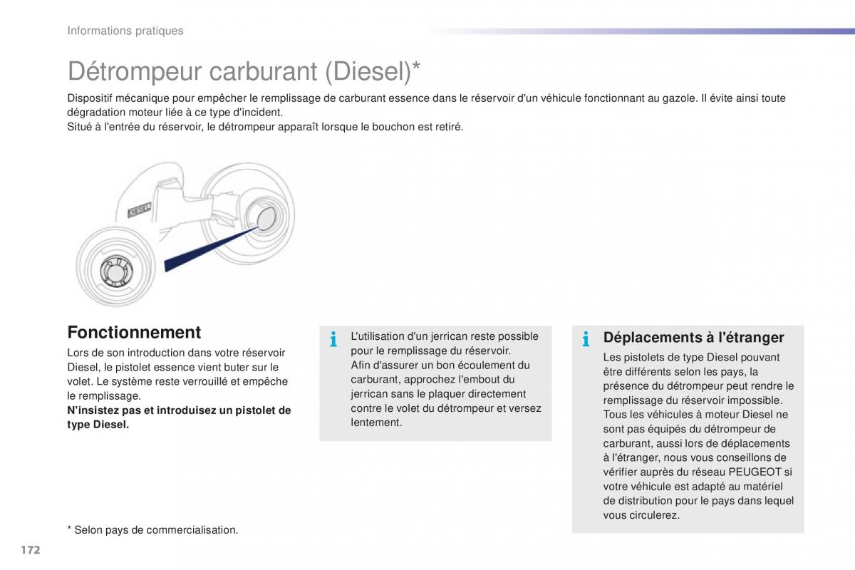 Peugeot 2008 FL manuel du proprietaire / page 174