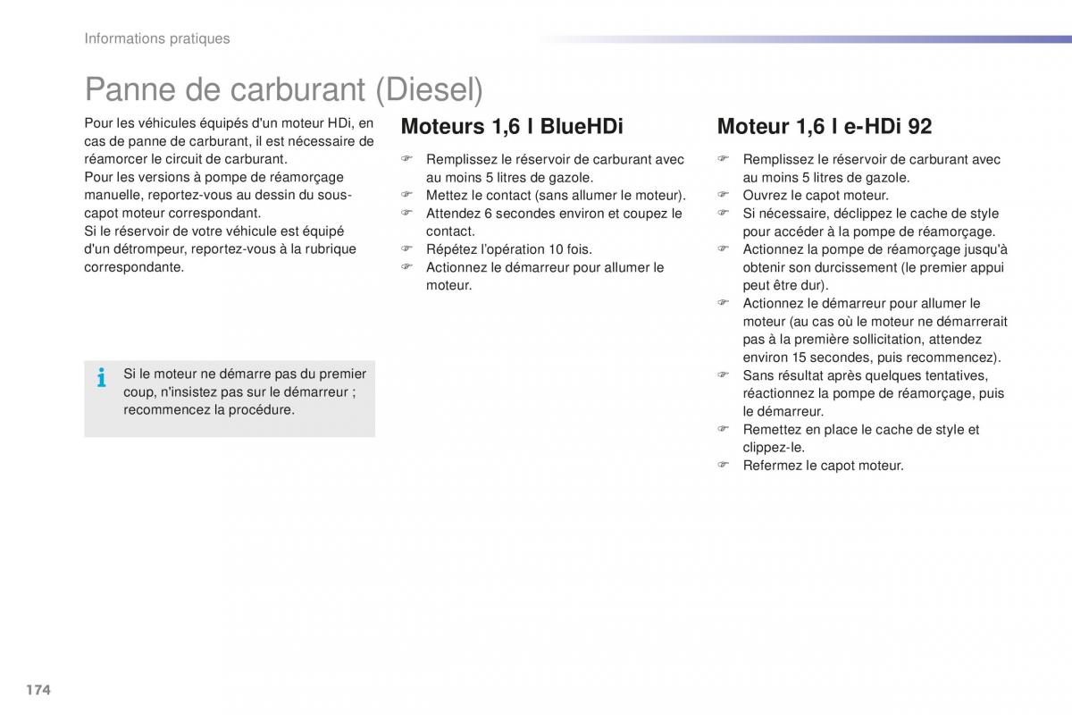 Peugeot 2008 FL manuel du proprietaire / page 176