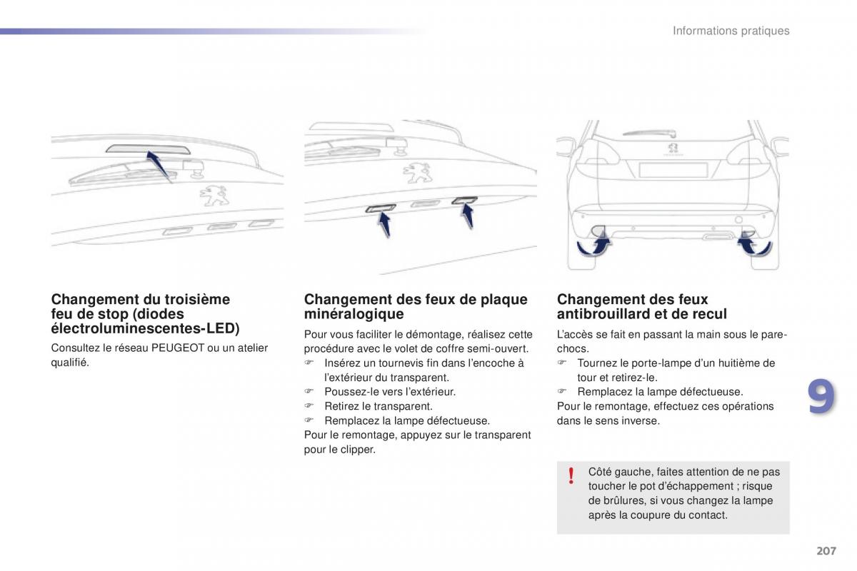 Peugeot 2008 FL manuel du proprietaire / page 209