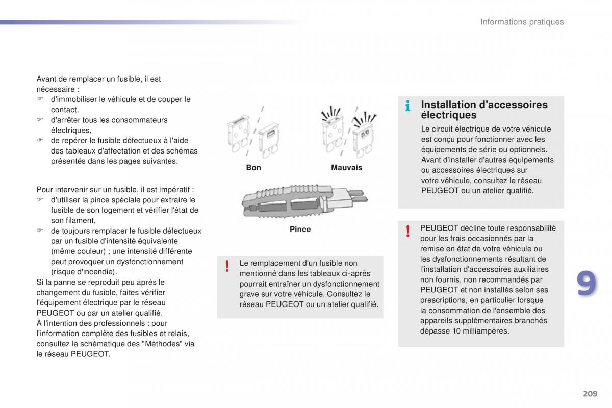 Peugeot 2008 FL manuel du proprietaire / page 211