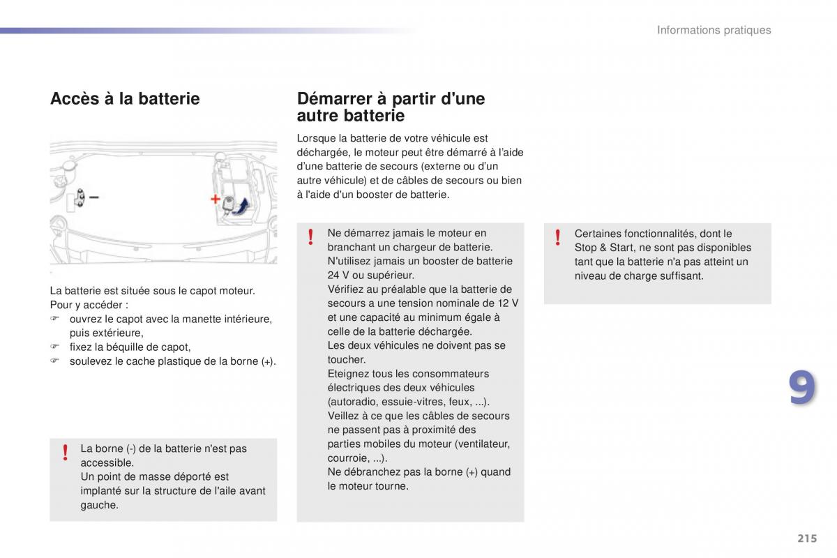 Peugeot 2008 FL manuel du proprietaire / page 217