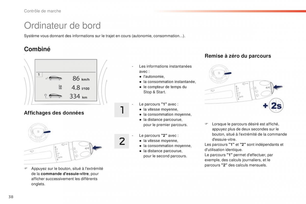 Peugeot 2008 FL manuel du proprietaire / page 40