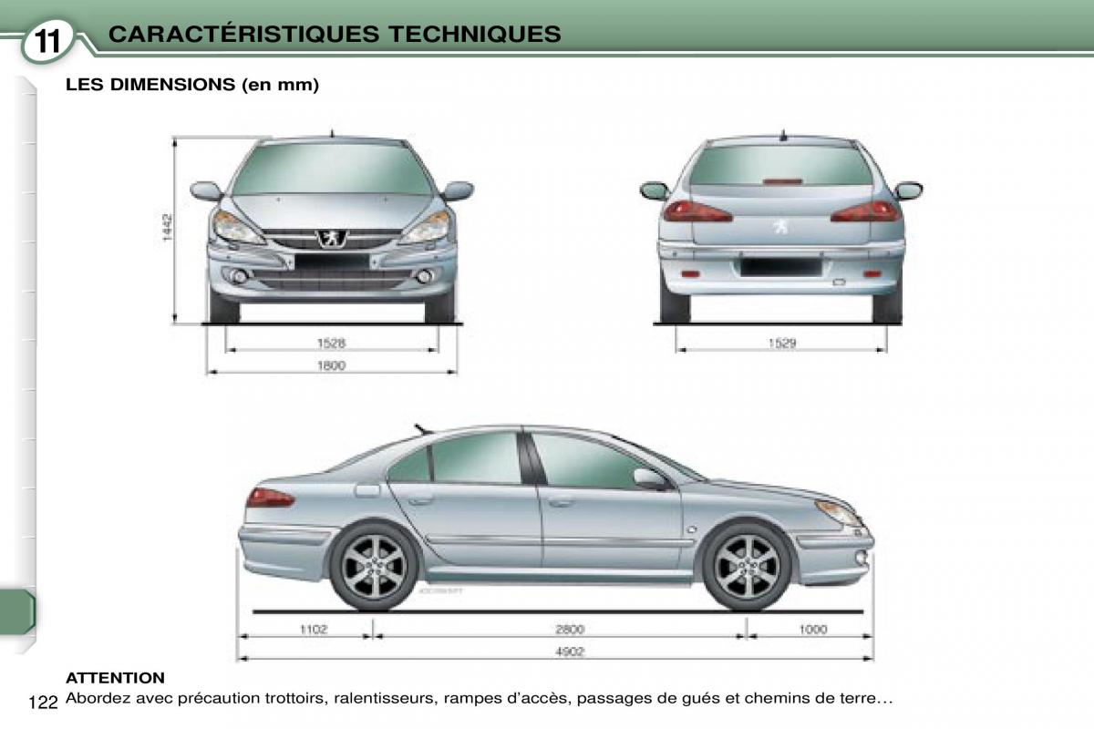 Peugeot 607 manuel du proprietaire / page 123