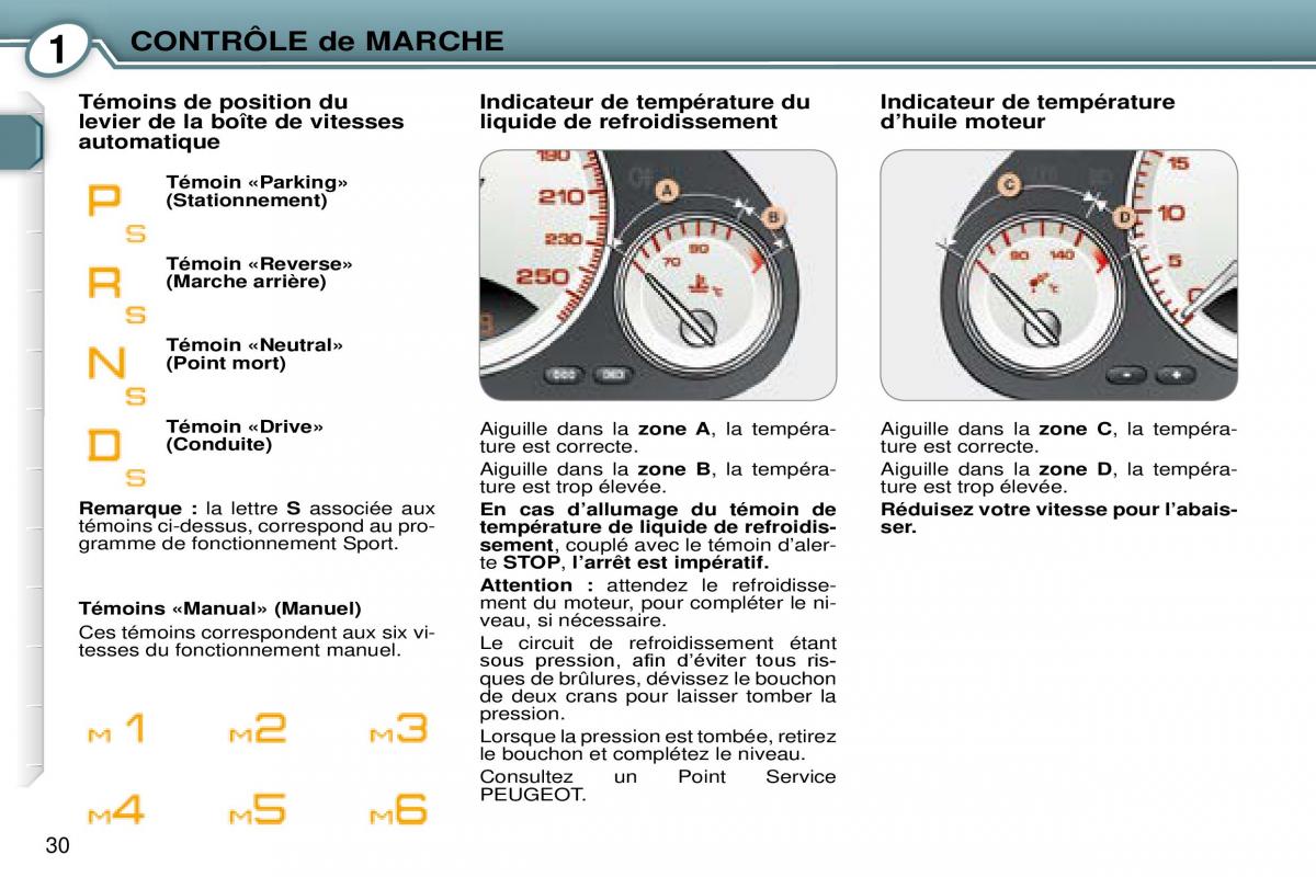 Peugeot 607 manuel du proprietaire / page 28