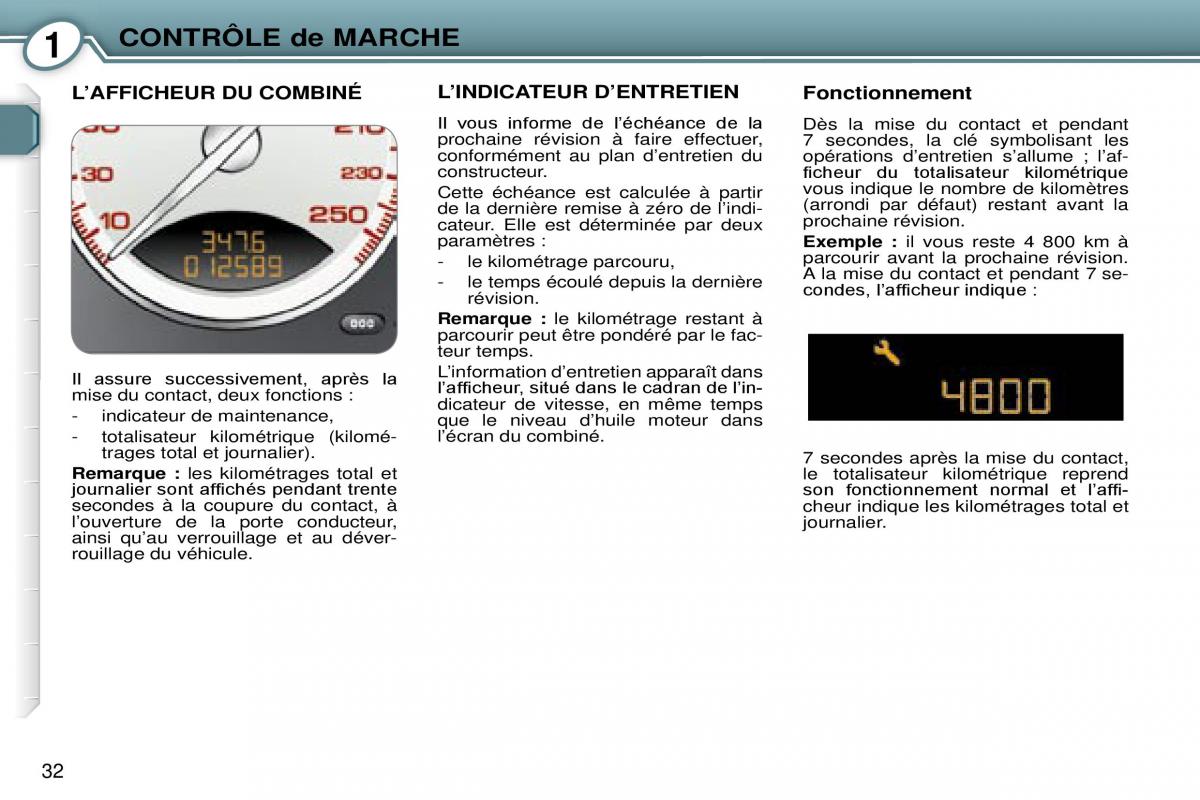 Peugeot 607 manuel du proprietaire / page 31