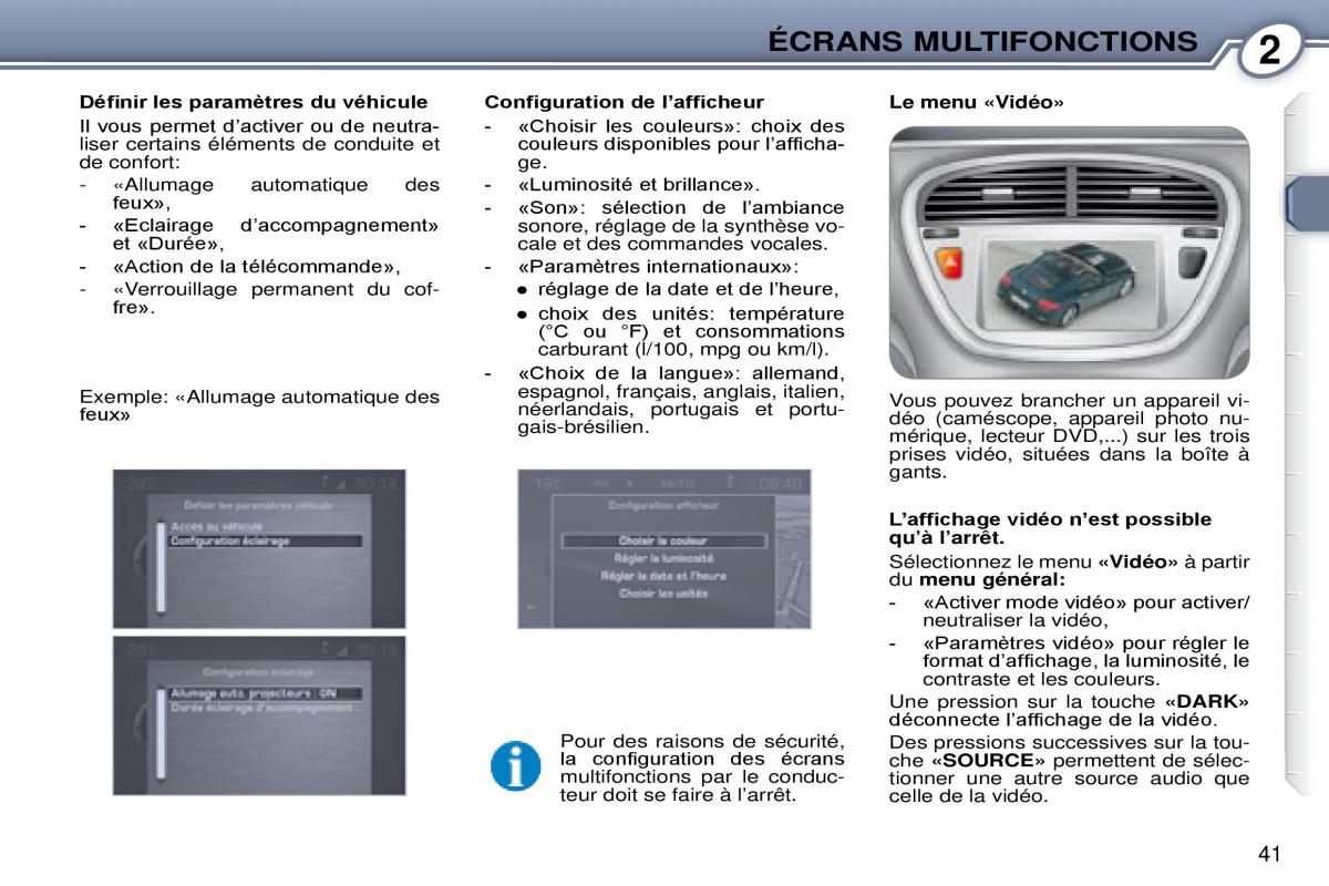 Peugeot 607 manuel du proprietaire / page 40