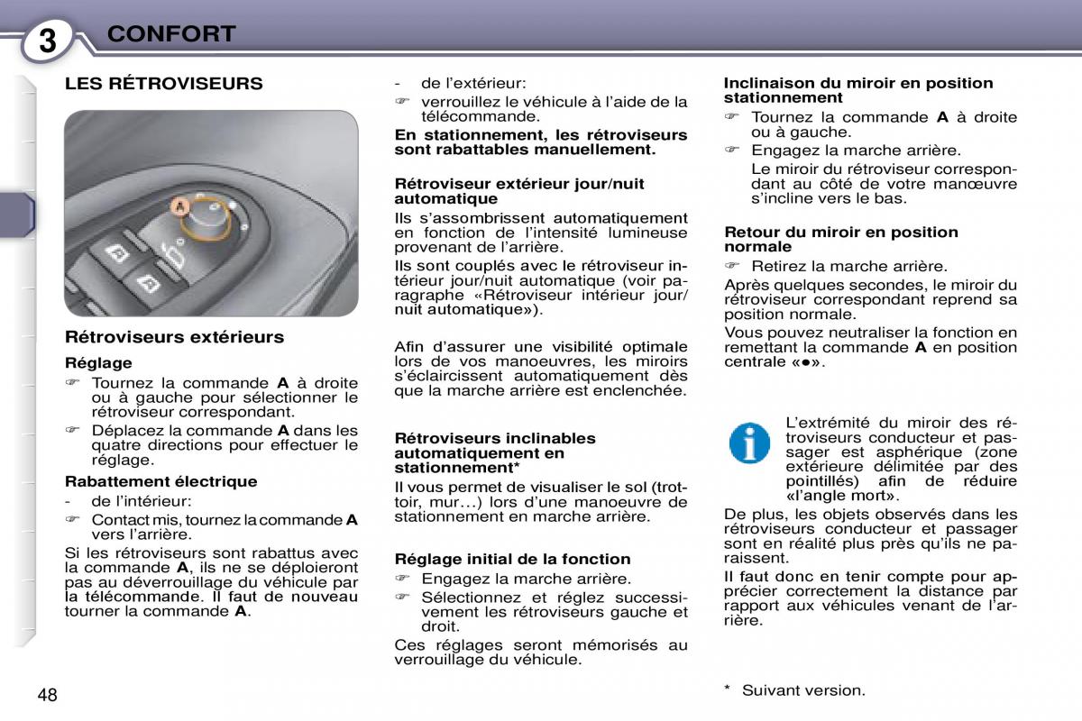 Peugeot 607 manuel du proprietaire / page 47