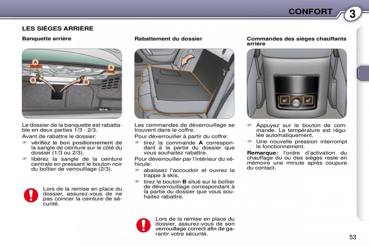 Peugeot 607 manuel du proprietaire / page 52