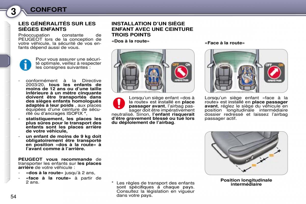 Peugeot 607 manuel du proprietaire / page 53