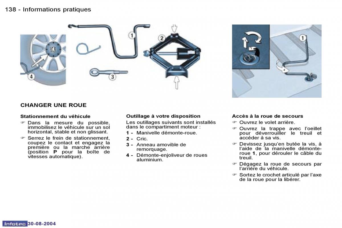 Peugeot 807 manuel du proprietaire / page 56