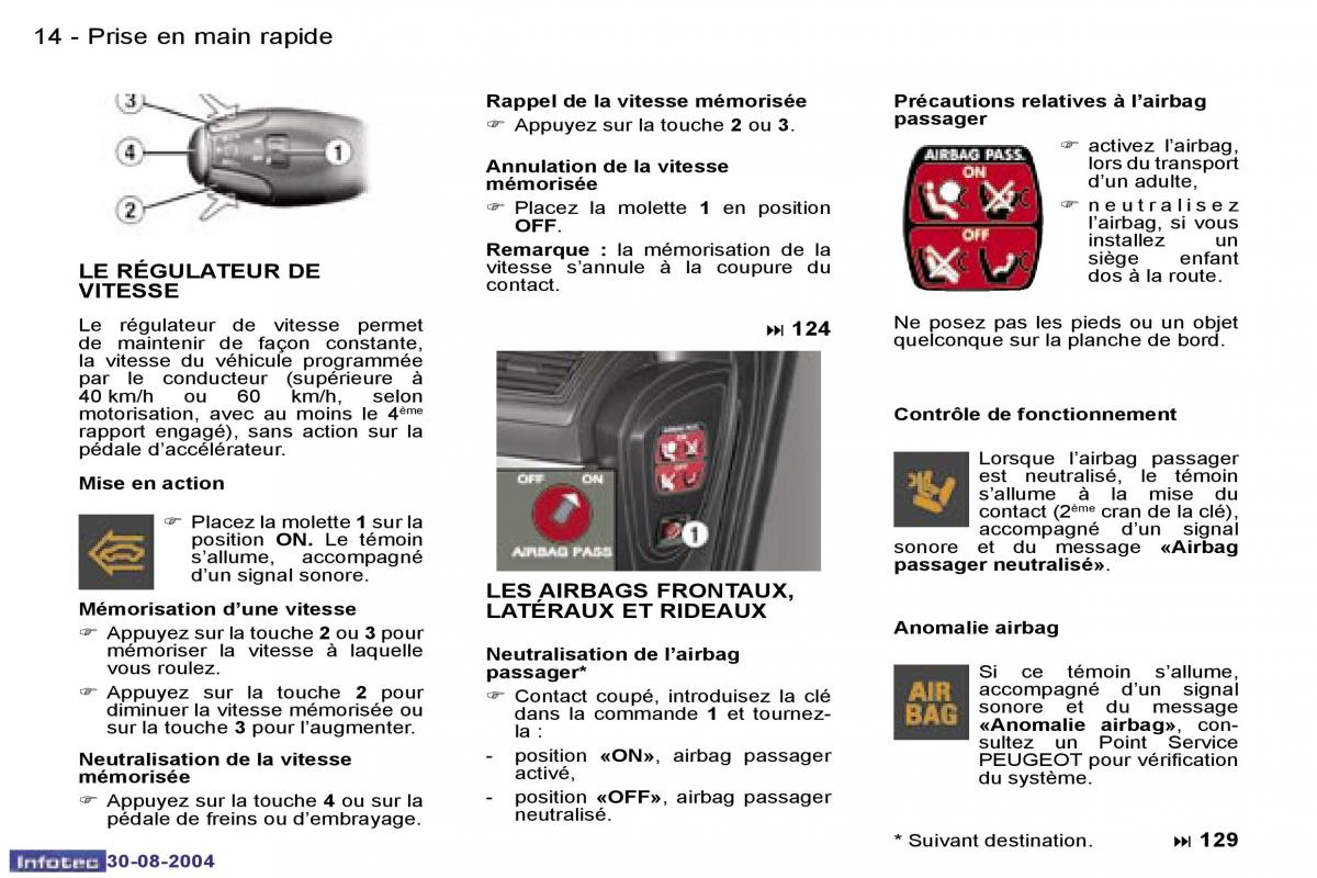 Peugeot 807 manuel du proprietaire / page 17