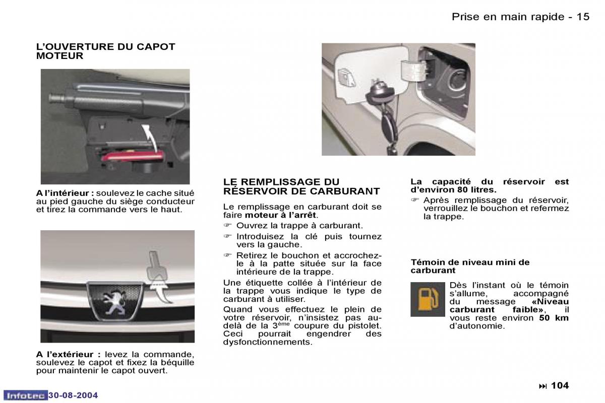 Peugeot 807 manuel du proprietaire / page 19