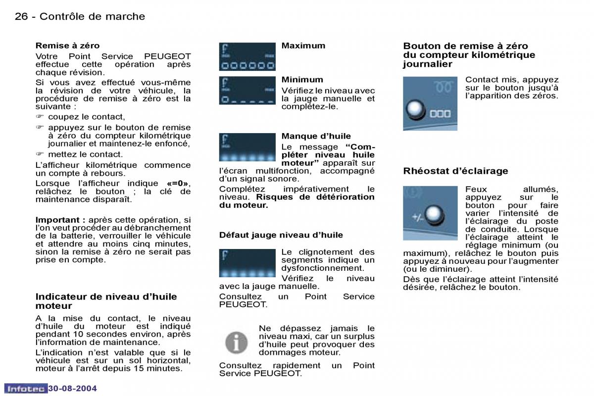 Peugeot 807 manuel du proprietaire / page 32