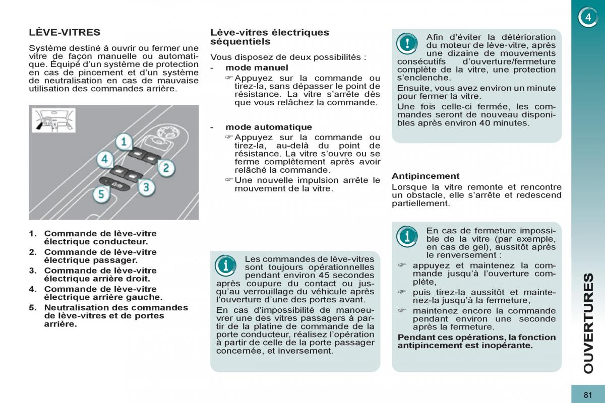 Peugeot 3008 manuel du proprietaire / page 83