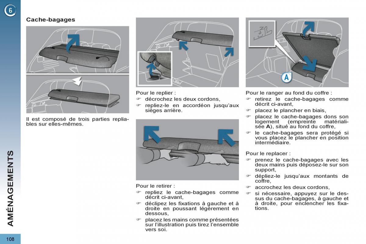 Peugeot 3008 manuel du proprietaire / page 110