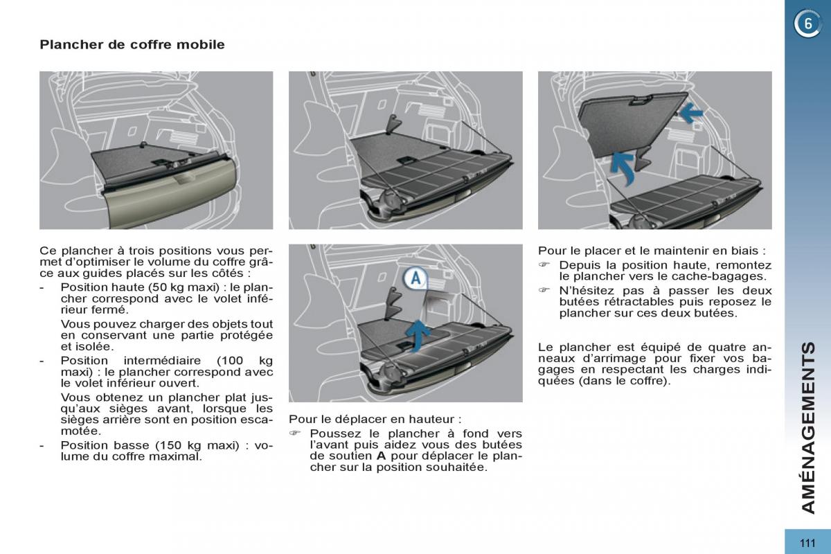 Peugeot 3008 manuel du proprietaire / page 113