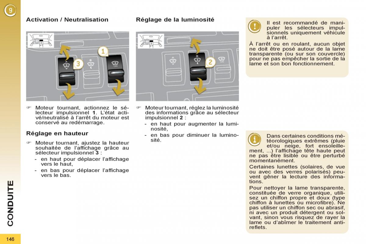 Peugeot 3008 manuel du proprietaire / page 148