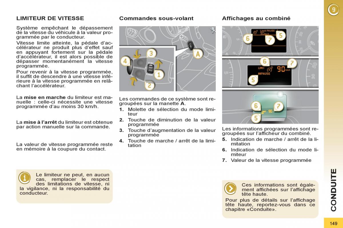 Peugeot 3008 manuel du proprietaire / page 151