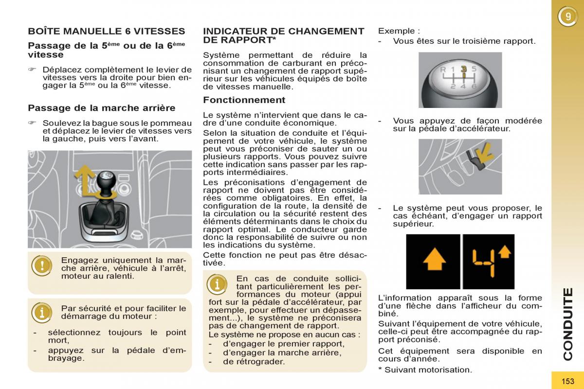 Peugeot 3008 manuel du proprietaire / page 155