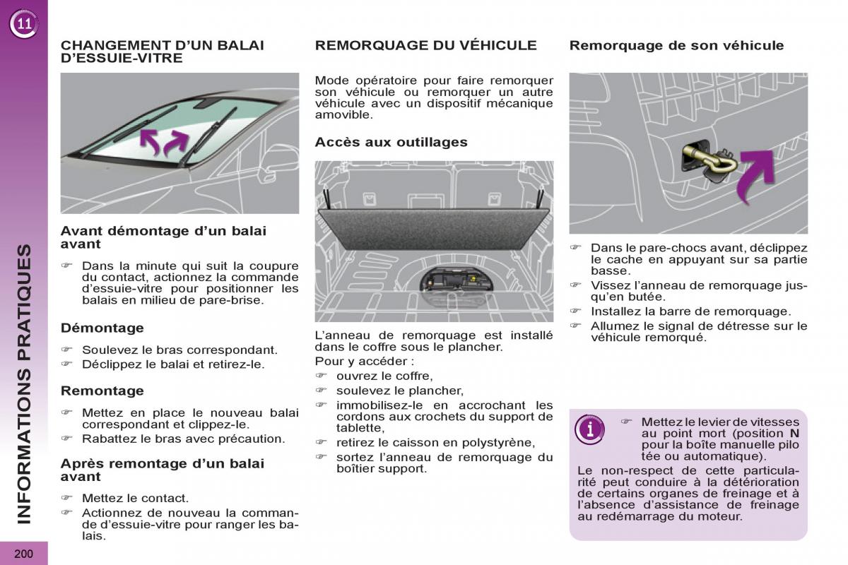 Peugeot 3008 manuel du proprietaire / page 202