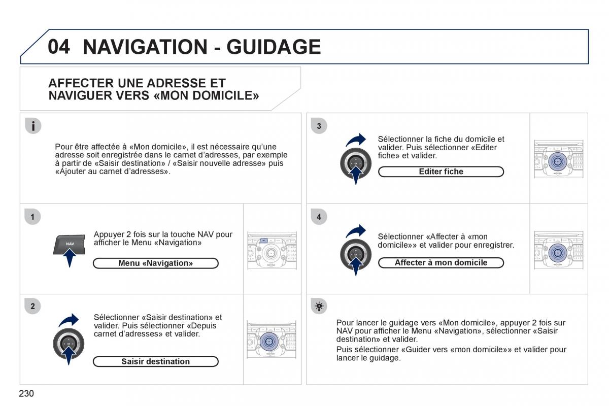 Peugeot 3008 manuel du proprietaire / page 232