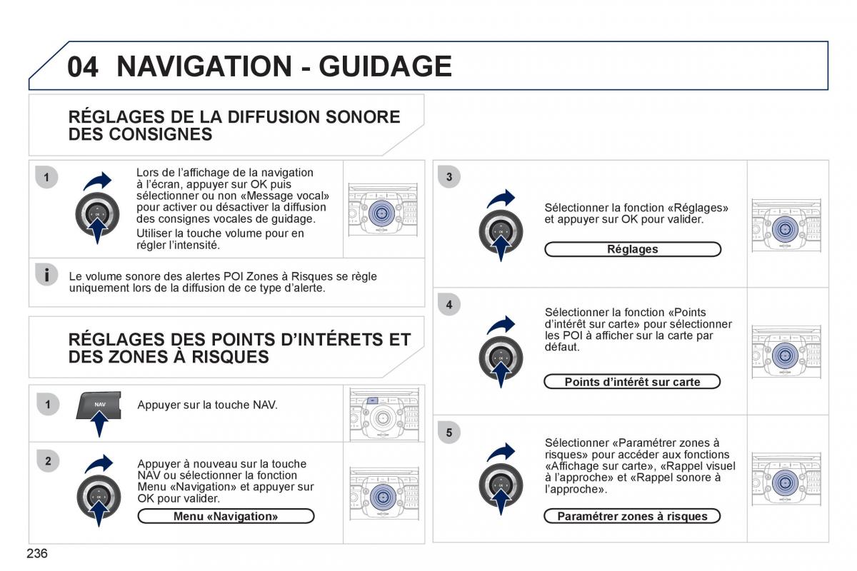 Peugeot 3008 manuel du proprietaire / page 238