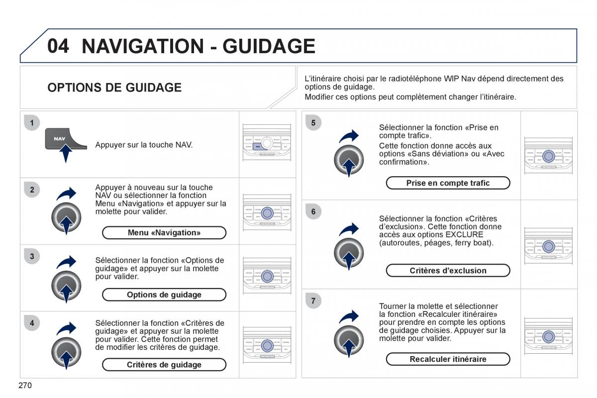 Peugeot 3008 manuel du proprietaire / page 272