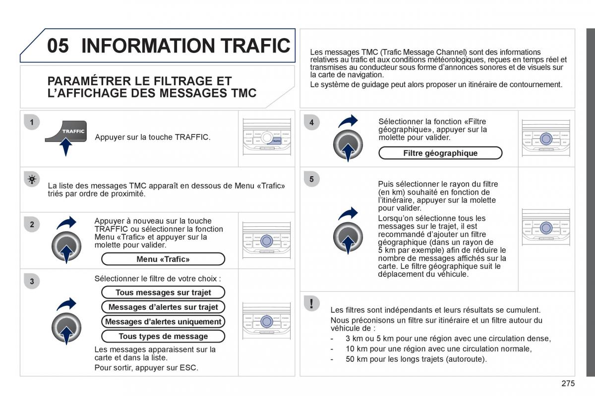 Peugeot 3008 manuel du proprietaire / page 277