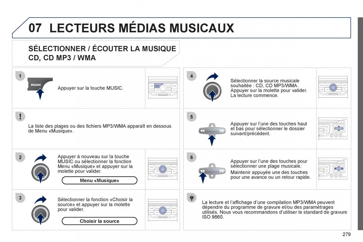 Peugeot 3008 manuel du proprietaire / page 281