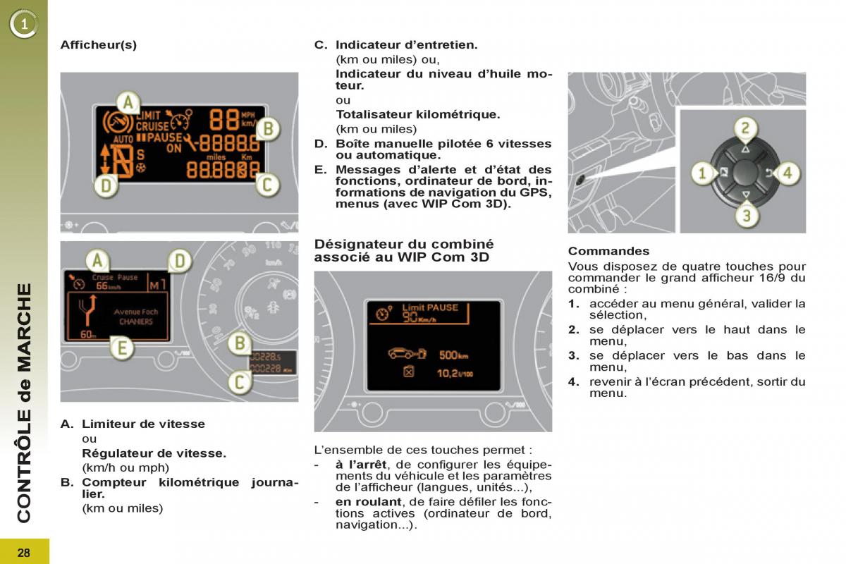 Peugeot 3008 manuel du proprietaire / page 30