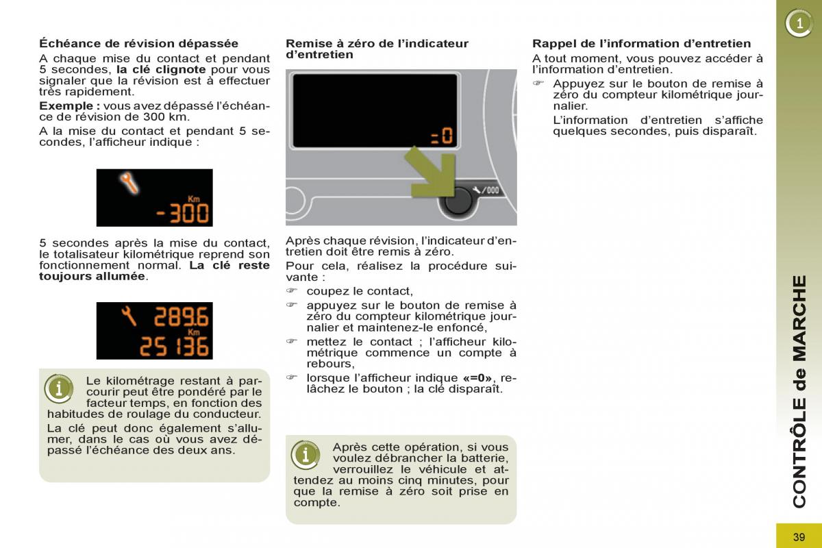 Peugeot 3008 manuel du proprietaire / page 41