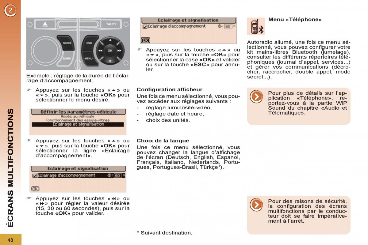 Peugeot 3008 manuel du proprietaire / page 50