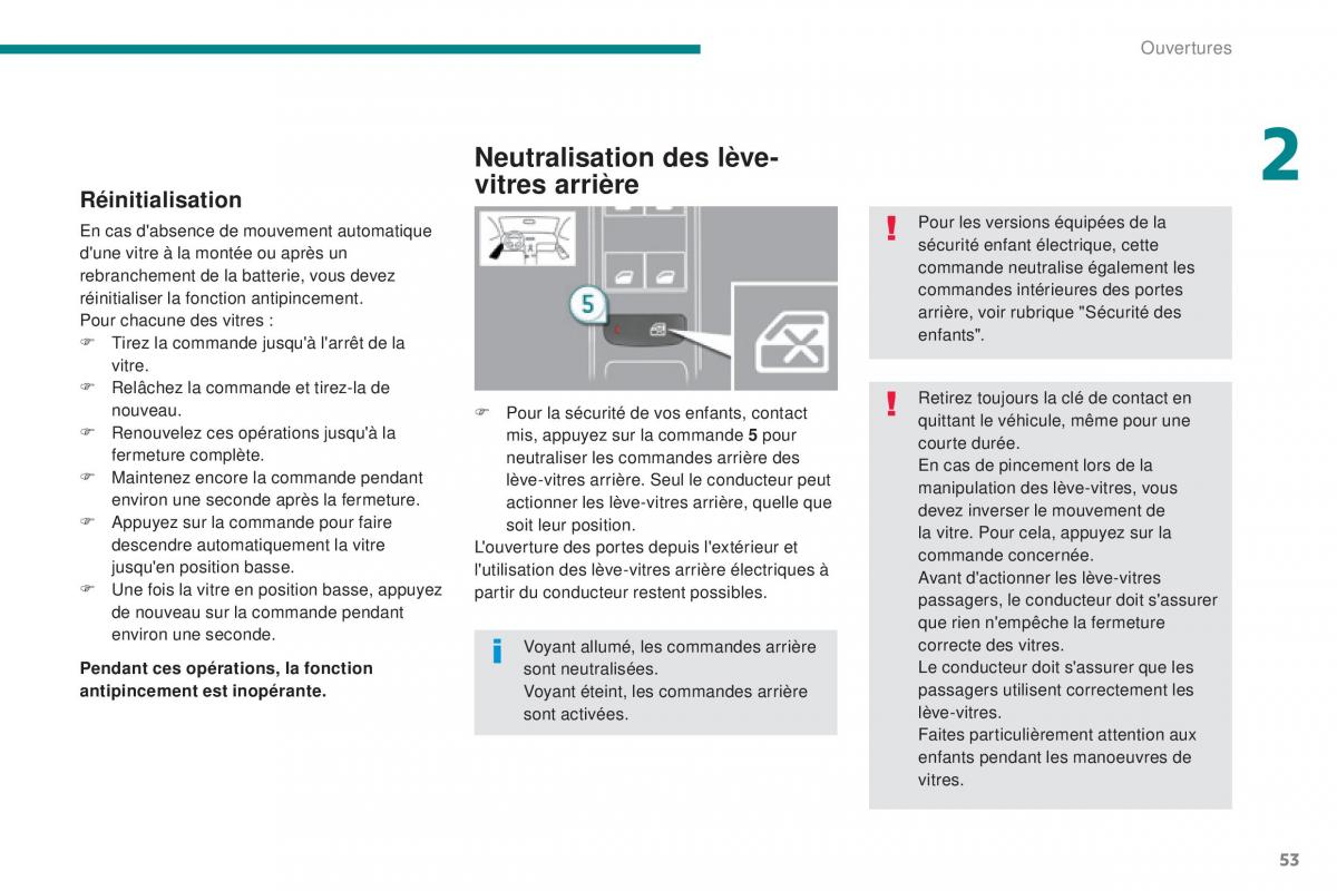 Peugeot 3008 FL manuel du proprietaire / page 55