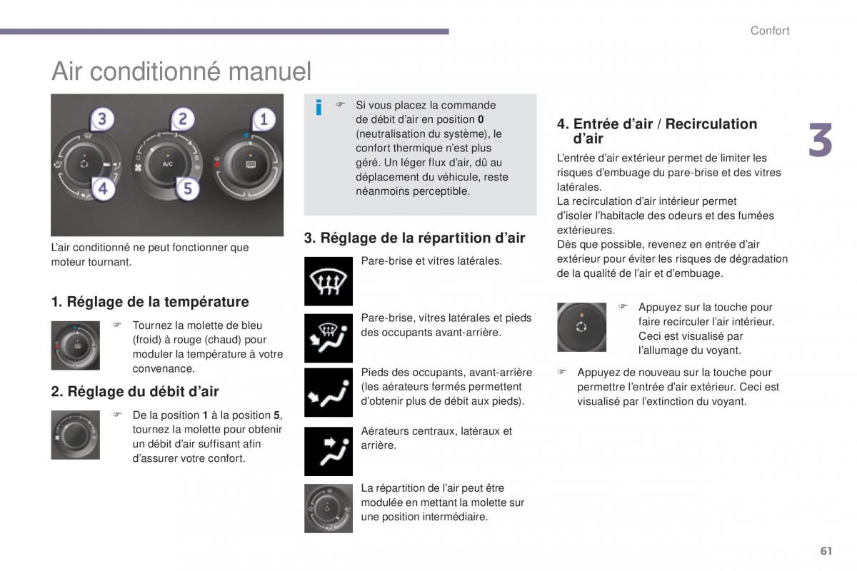 Peugeot 3008 FL manuel du proprietaire / page 63