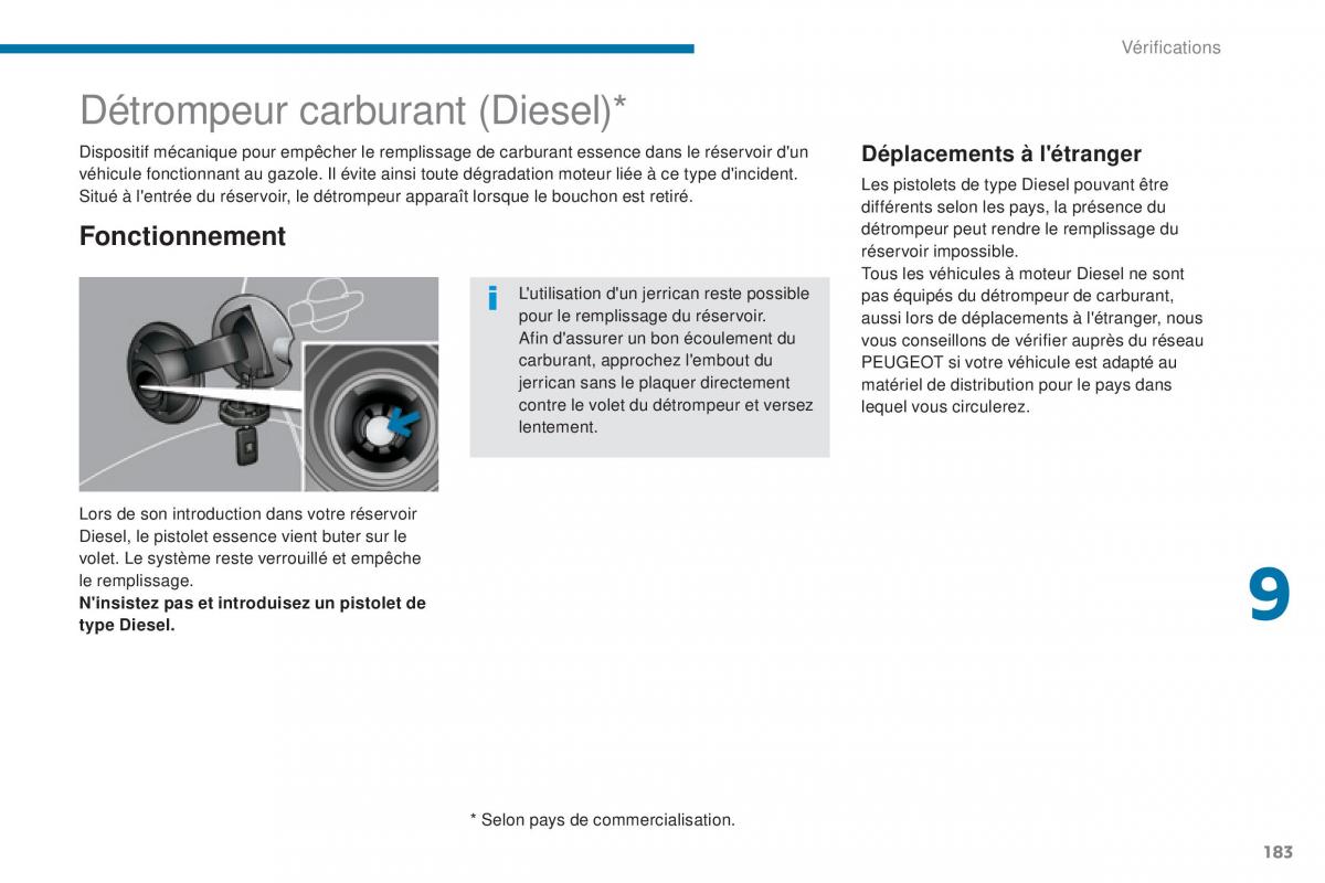 Peugeot 3008 FL manuel du proprietaire / page 185