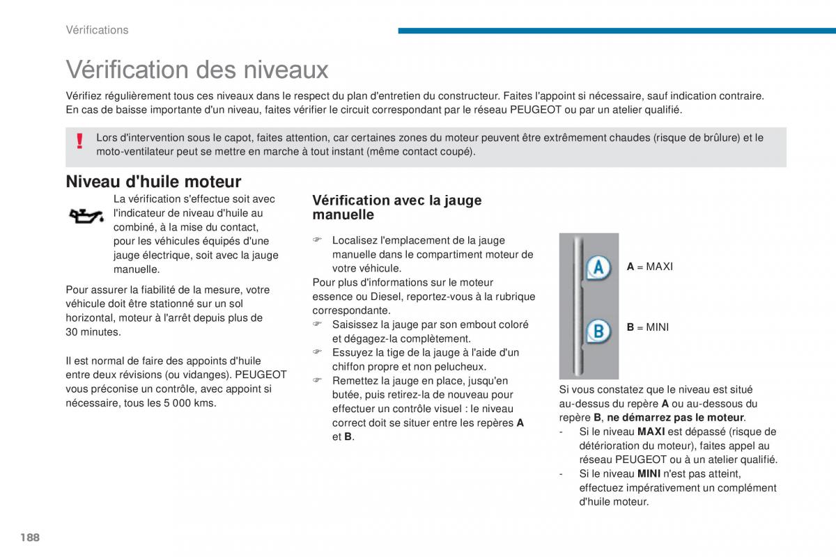 Peugeot 3008 FL manuel du proprietaire / page 190
