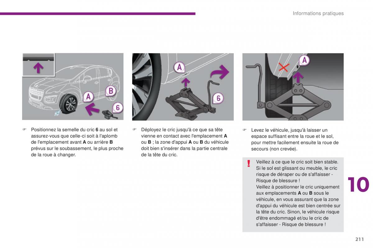 Peugeot 3008 FL manuel du proprietaire / page 213