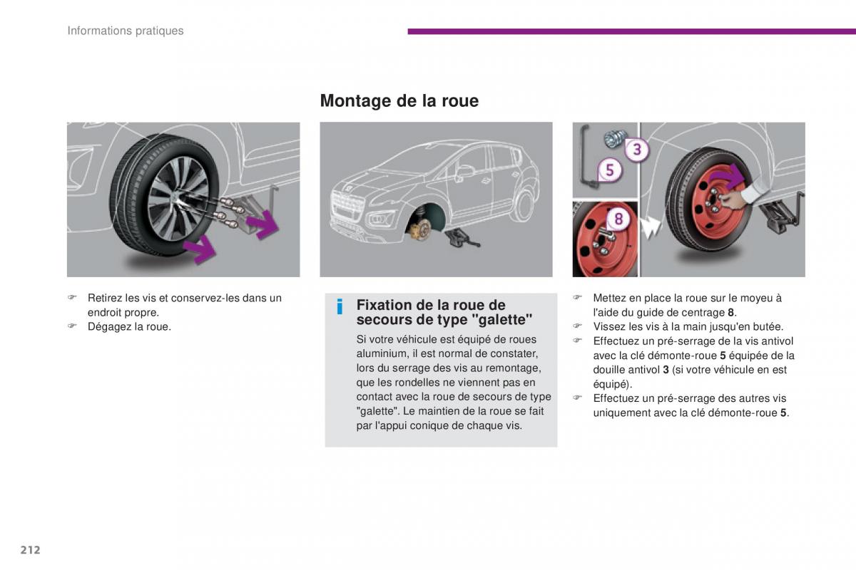 Peugeot 3008 FL manuel du proprietaire / page 214