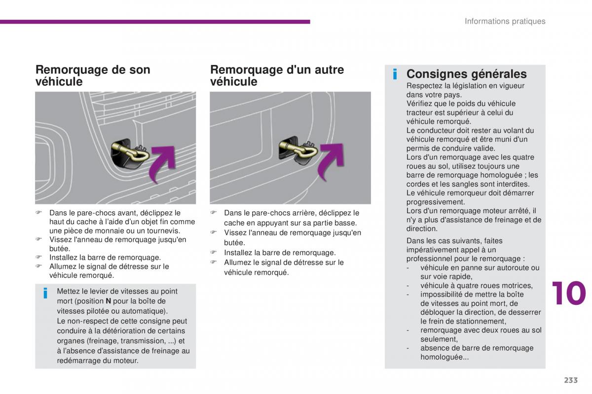 Peugeot 3008 FL manuel du proprietaire / page 235